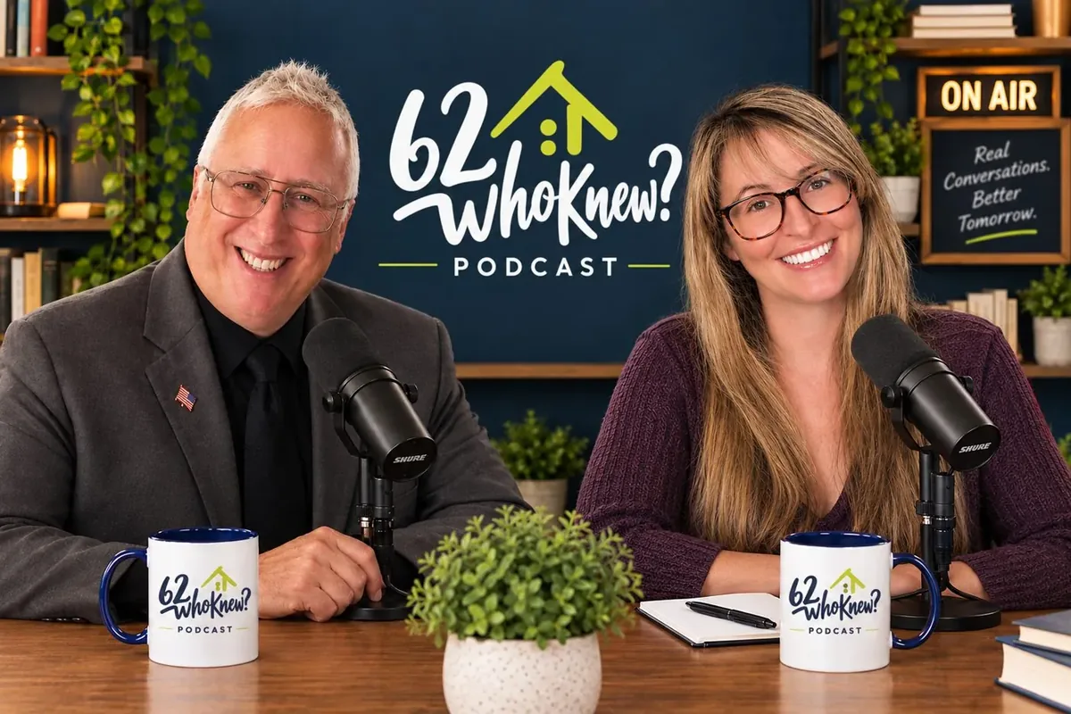 Michael Banner and Lindsay Friedman co-hosting the 62WhoKnew Podcast