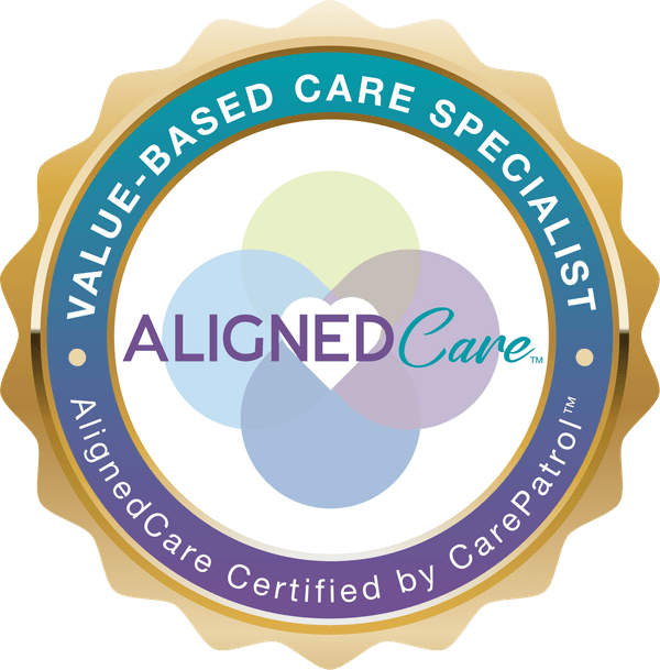 AlignedCare™ Certified Advisor seal — CarePatrol