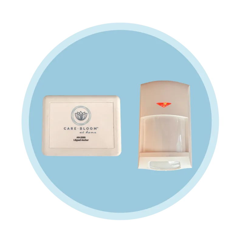 Care Bloom room sensors and anchor