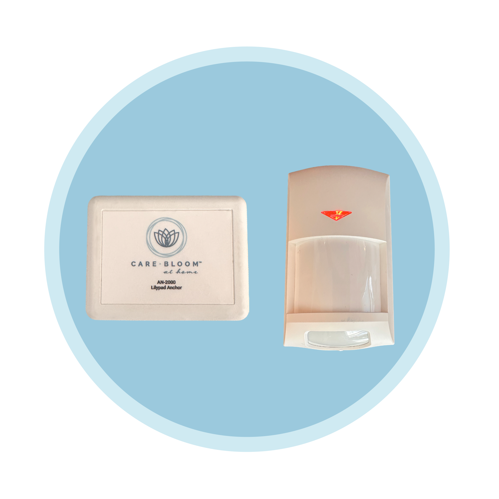 Care Bloom room sensors and anchor