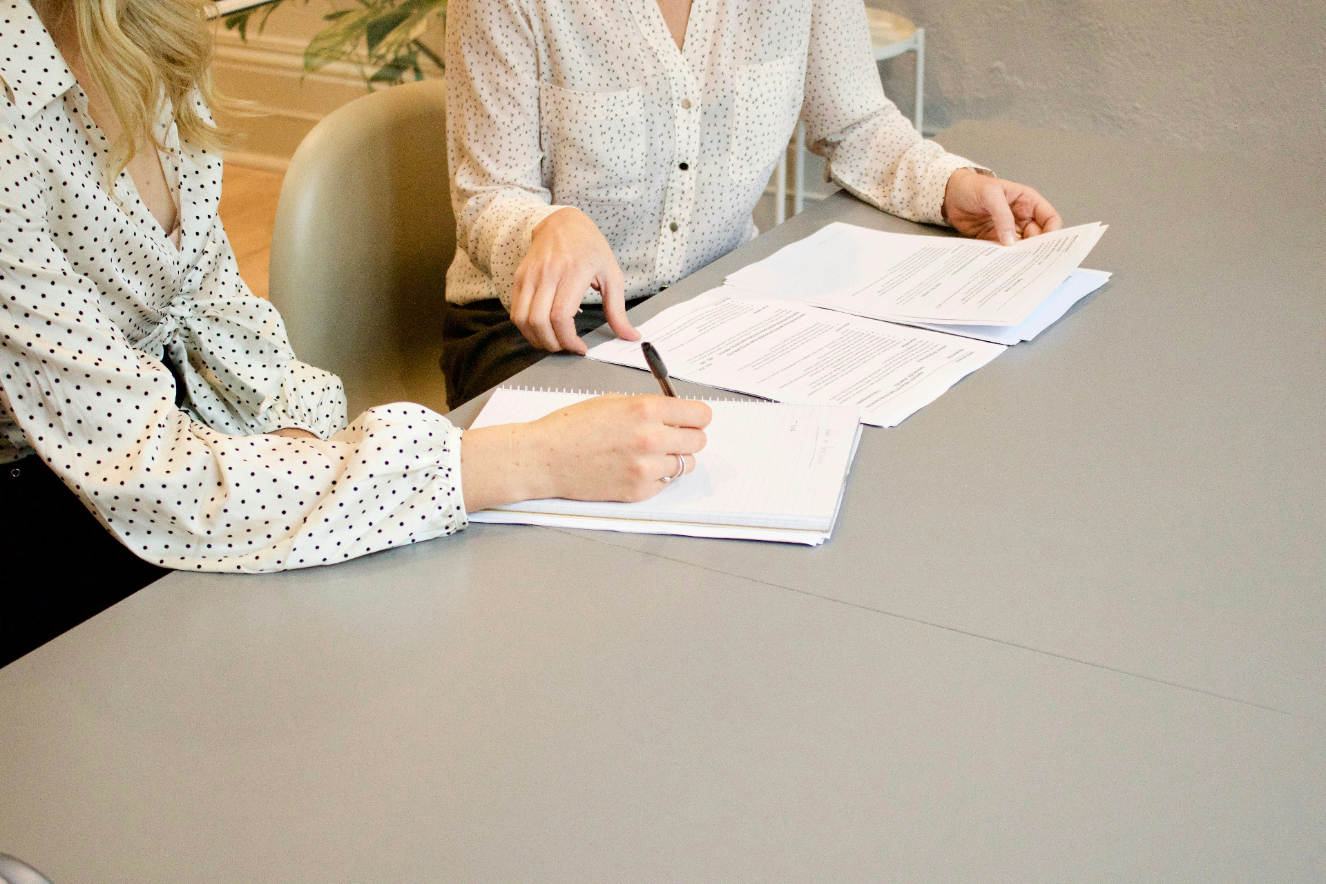 Family reviewing Medicaid application documents