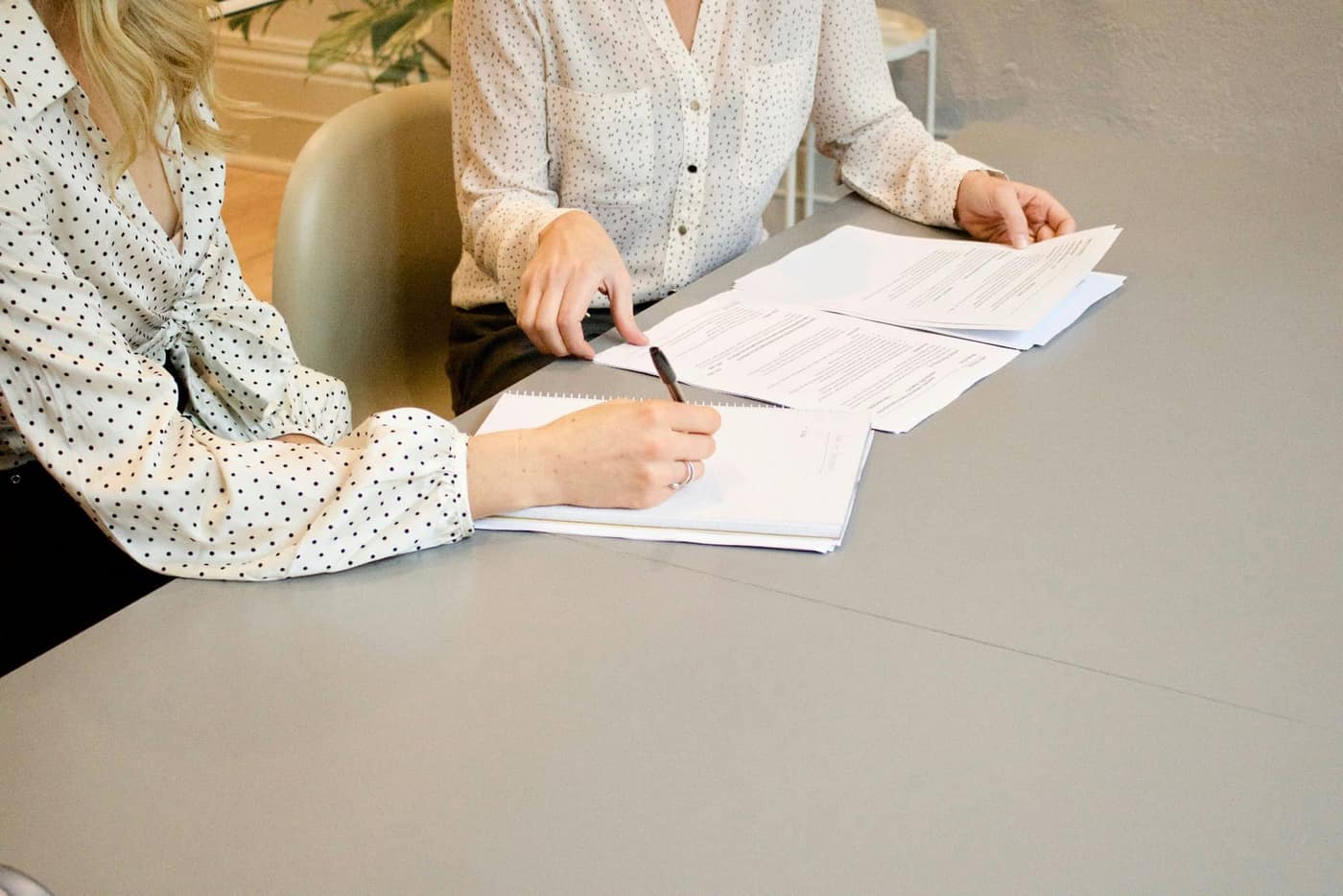 Family reviewing Medicaid application documents